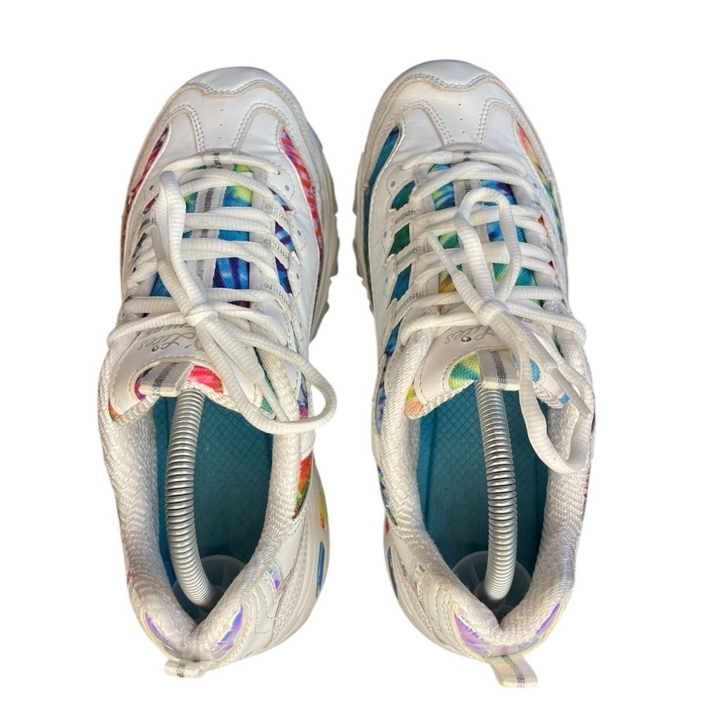 Skechers D’Lites Summer Fiesta Tie Dye Womens Sneakers 8.5 - Picture 8 of 10